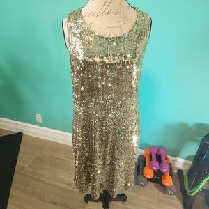 tory burch sequin dress